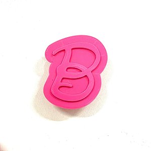 Marcador Letra B Barbie 6cm