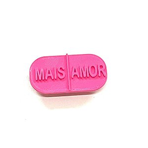 Cortador e Marcador Pílula Comprimido Mais Amor
