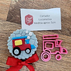 Cortador Locomotiva 5cm (para pasta)