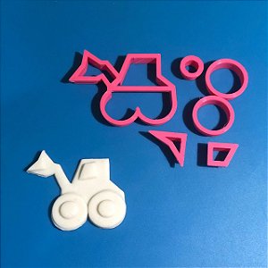 Cortador Pá carregadeira 5cm (para pasta)