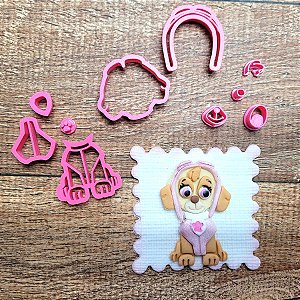 Cortador Patrulha Canina - Skye 6cm (para pasta)