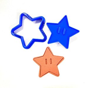 Cortador e marcador Estrela- Mario Bross