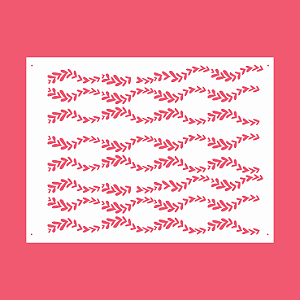 Estêncil Diananicy Nº 206 - Stencil Cipós
