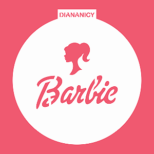 Estêncil Diananicy Nº 263 - Stencil Redondo Barbie