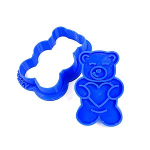 Cortador e Marcador Urso Fofo 5cm