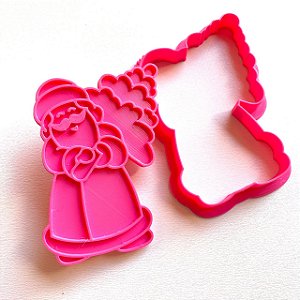Cortador e Marcador Papai Noel com Árvore - D240054
