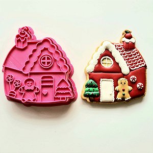 Cortador e Marcador Casinha Gingerbread - D240044
