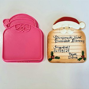 Cortador e Marcador Papai Noel Carta Grande (Acompanha Estêncil das Linhas) - D240001