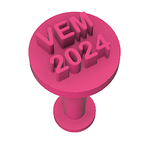 Marcador para Doces/Brigadeiros Tema Vem 2024