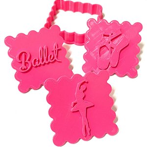 Kit Cortador e Marcador Ballet