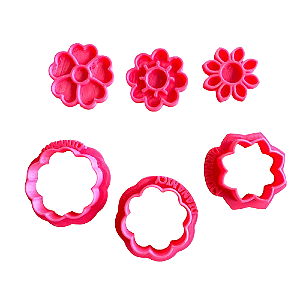 Kit Cortador e Marcador Mini Florzinha