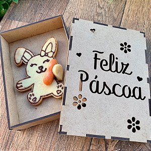 Kit Coelha que Abraça + 3 caixas em MDF