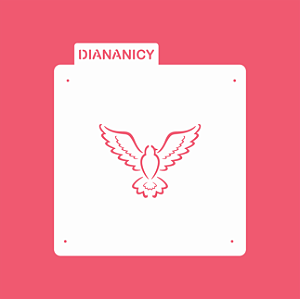 Estêncil Diananicy Nº 341  - Stencil Espírito Santo