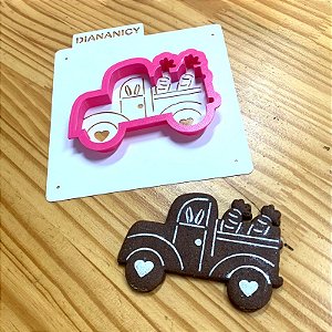 Estêncil Diananicy Nº 174 - Cortador e Stencil Carrinho Cenoura - D250071