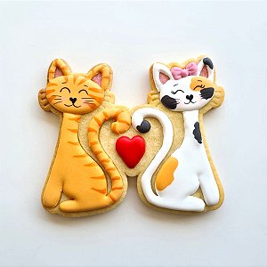 Cortador e Marcador Casal Gatinho