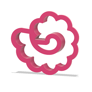 Cortador Flor Rosa