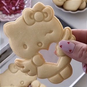 Cortador e Marcador Hello Kitty Asas
