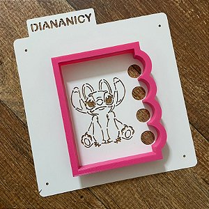 Estêncil Diananicy Nº 471 - Stencil Pintura Stitch - Angel