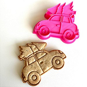 Cortador e Marcador Carro com Árvore de Natal - D240011