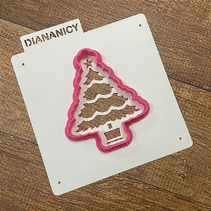 Estêncil Diananicy Nº 409  - Cortador e Stencil Árvore