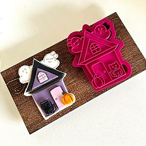 Cortador e Marcador Casinha Halloween