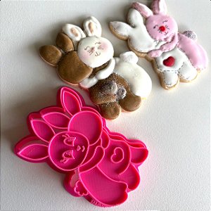 Cortador e Marcador Coelhos Abracinho - D250044