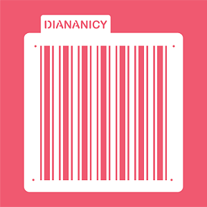 Estêncil Diananicy Nº 425 - Stencil Listrado Tiras