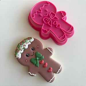 D250143 Cortador e Marcador Gingerbread Docinho