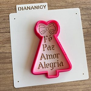 D250147 Cortador e Stencil Árvore Palavras