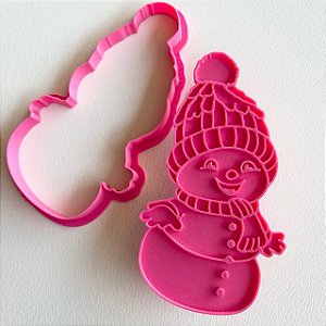 D250163 Cortador e Marcador Boneco de Neve