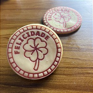 Cortador e Marcador Bolacha Trevo Felicidade - D250195