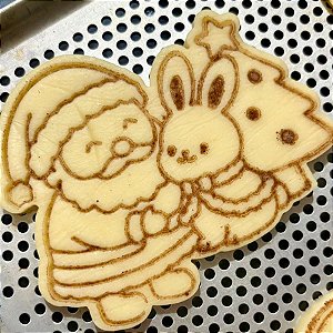 D260025 - Cortador e Marcador Papai Noel com Coelhinho