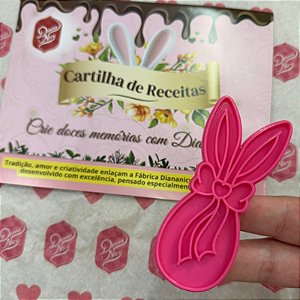 D260006 - Cortador e Marcador Coelho Ovinho + CARTILHA DE RECEITAS