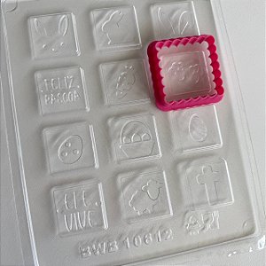 Cortador e Acetato Símbolos da Páscoa - D260009