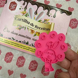 D260030 - Cortador e Marcador Coelho Malabarista + CARTILHA DE RECEITAS