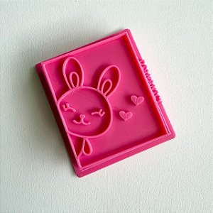 D260038 - Cortador e Marcador Casal Coelho Moldura