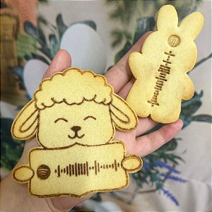 Cortador e Marcador Ovelha e Coelho Musical Spotify