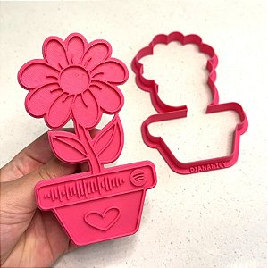 Cortador e Marcador Flor Musical Spotify - D260292