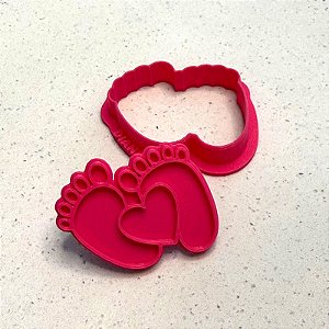 Cortador e Marcador Pézinho de Bebê - D260288