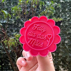 Cortador e Marcador Flor Feliz Dia das Mães - D260300