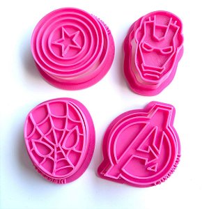 Kit Cortador e Marcador Super Herói Marvel - D260313