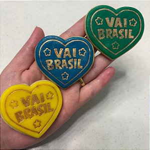 Cortador e Marcador Coração Vai Brasil - D260331