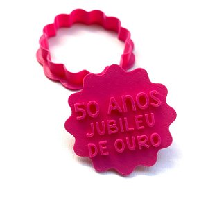 Cortador e Marcador 50 Anos Jubileu de Ouro