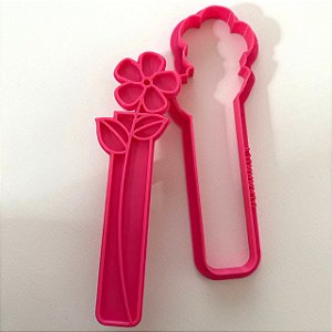 Cortador e Marcador Flor no Vaso - D260453