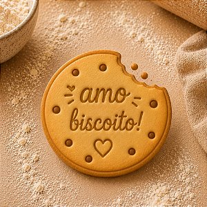 Cortador e Marcador Amo Biscoito