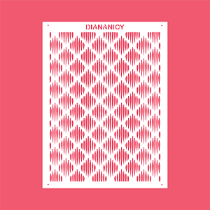 Estêncil Diananicy Nº 576 - Stencil Texturizado Confeitaria Pasta Biscoito