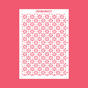 Estêncil Diananicy Nº 562 - Stencil Bonito Confeitaria Pasta Biscoito