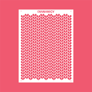 Estêncil Diananicy Nº 556 - Stencil Top Confeitaria Pasta Biscoito