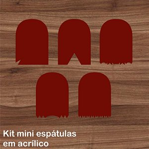 Kit Mini Espátulas - 5unidades