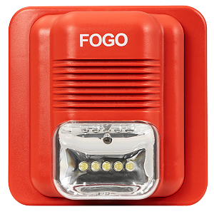 Sirene Audiovisual Endereçável Compact - Segurimax